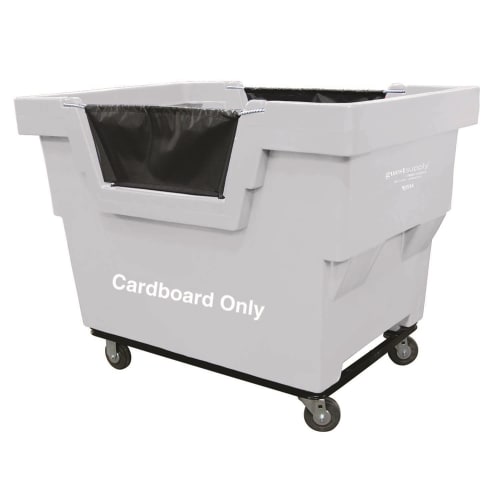 Royal Basket 26.5 cu ft. Mail Truck, Cardboard, White